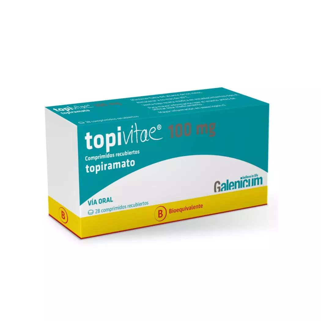 Topivitae (B) Topiramato 100 mg 28 Comprimidos