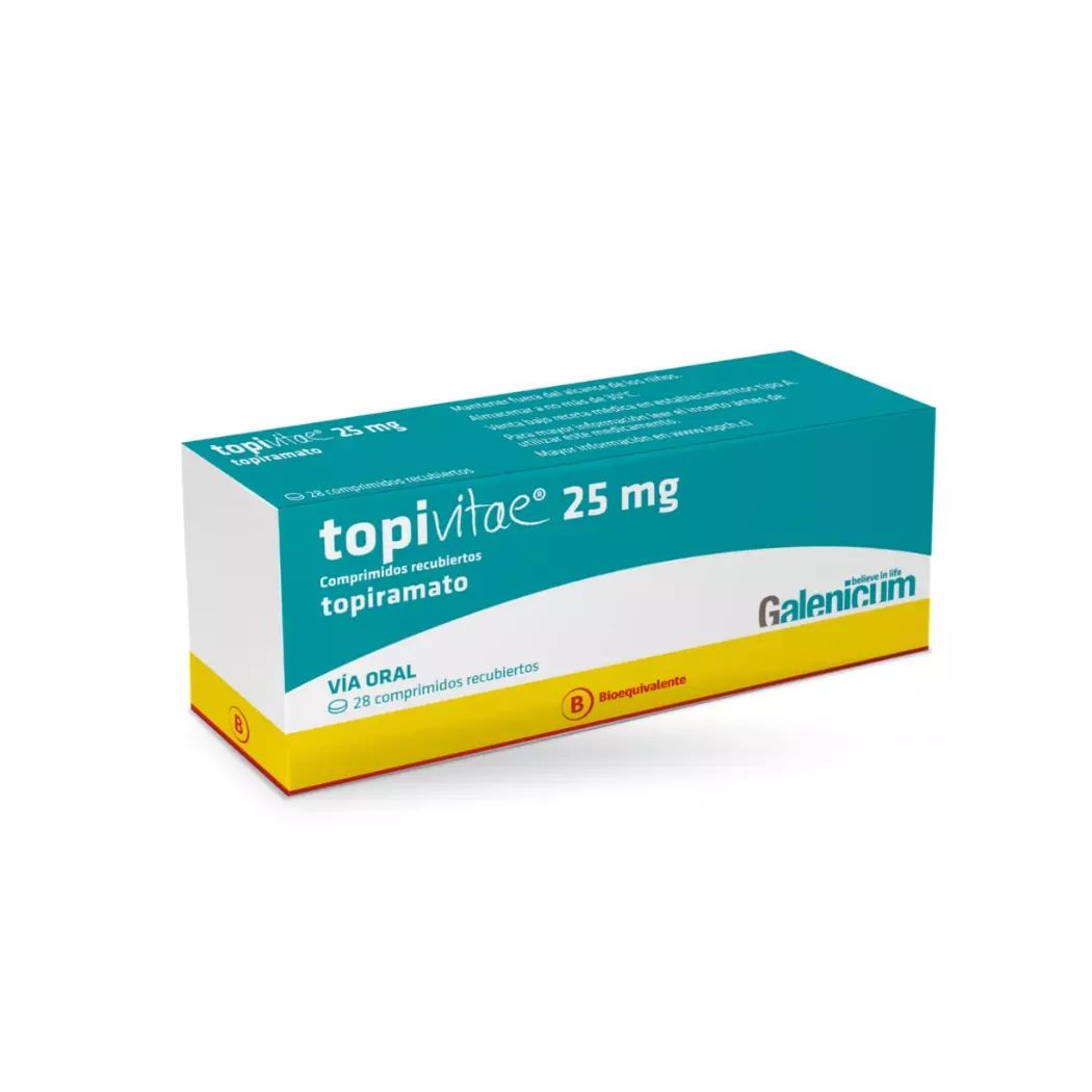Topivitae (B) Topiramato 25 mg 28 Comprimidos