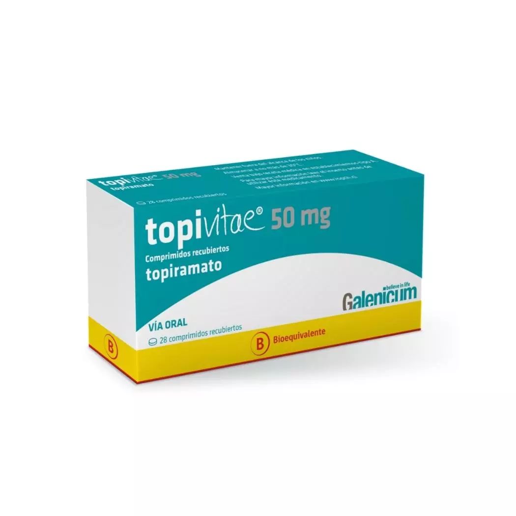 Topivitae (B) Topiramato 50 mg 28 Comprimidos