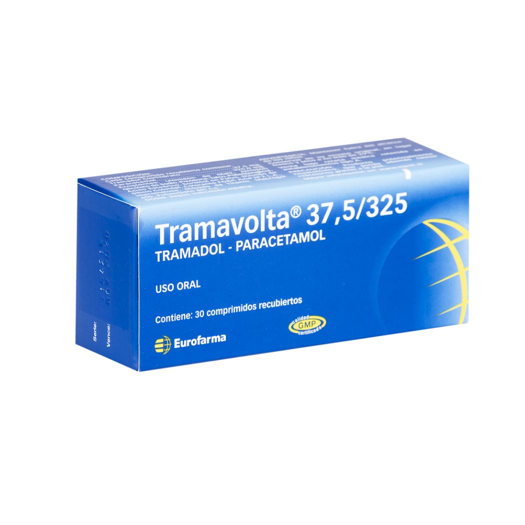 Tramavolta Tramadol/Paracetamol 37.5mg/325mg 30 Comprimidos