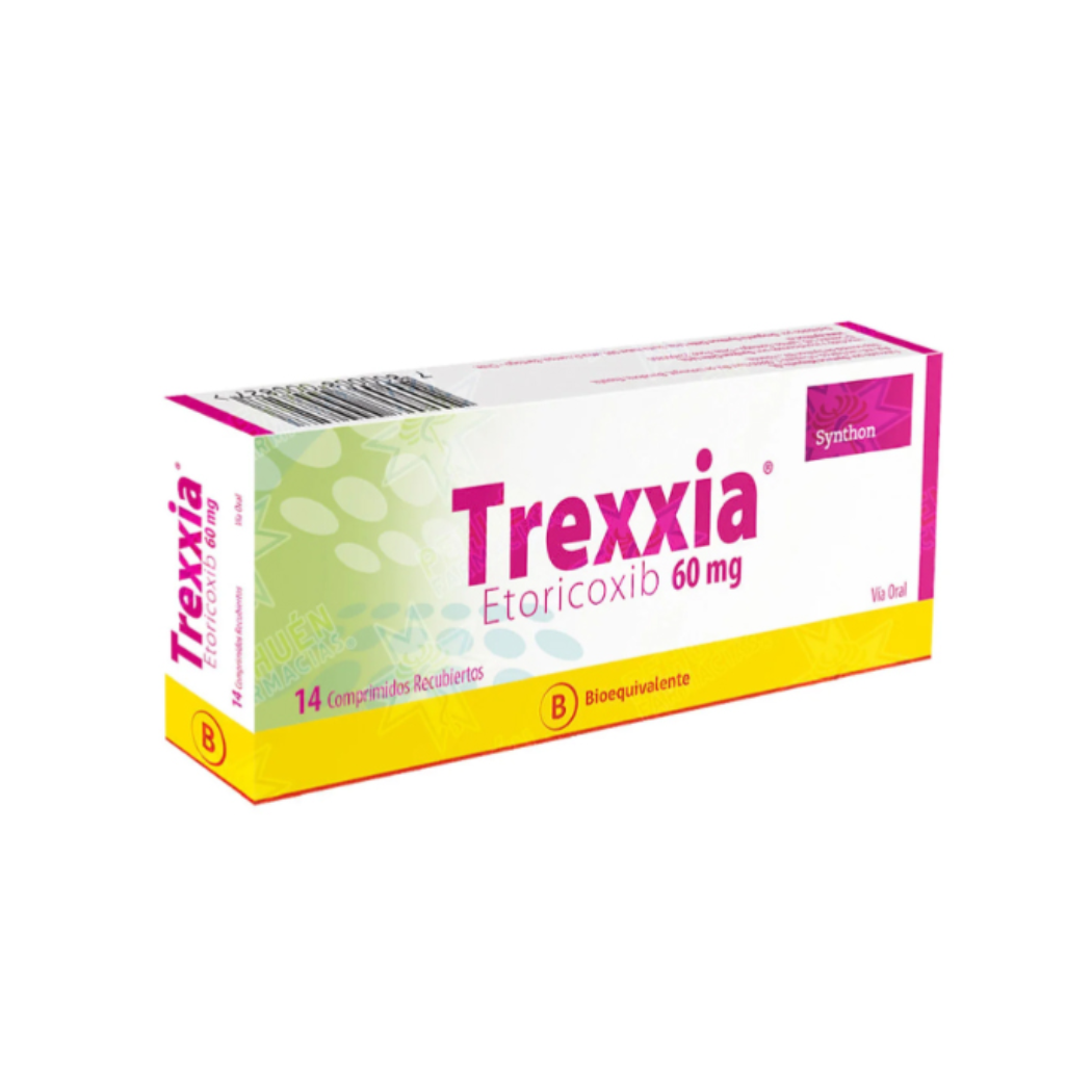 Trexxia (B) Etoricoxib 60 mg 14 Comprimidos