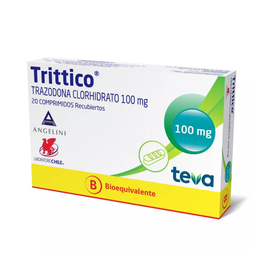 Trittico (B) Trazodona 100 mg 20 Comprimidos