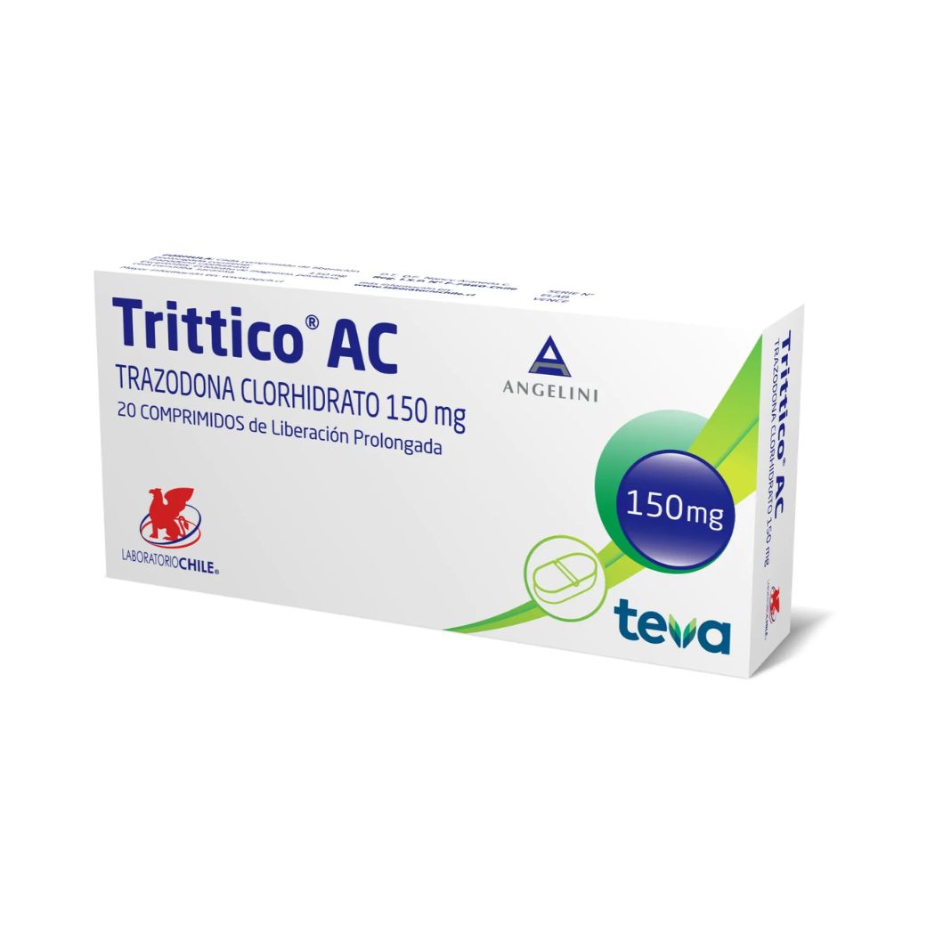 Trittico AC Trazodona 150 mg 20 Comprimidos Liberación Prolongada