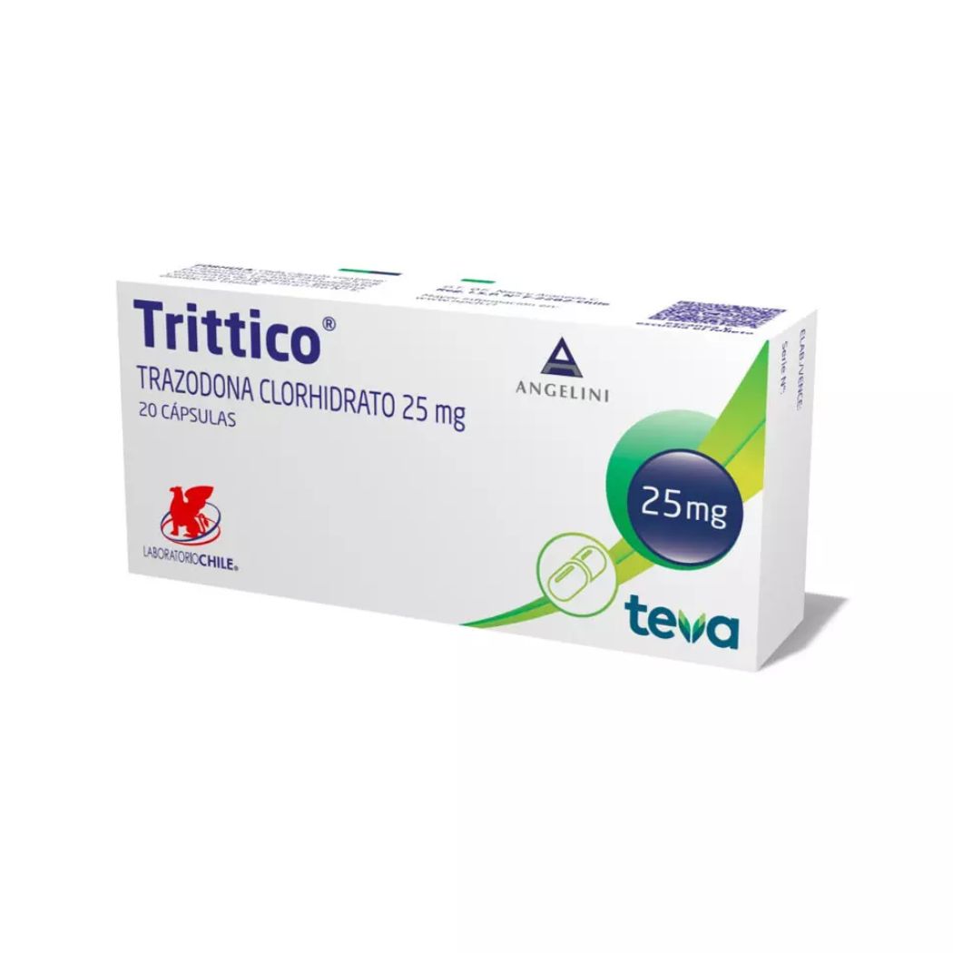 Trittico (B) Trazodona 25 mg 20 Comprimidos