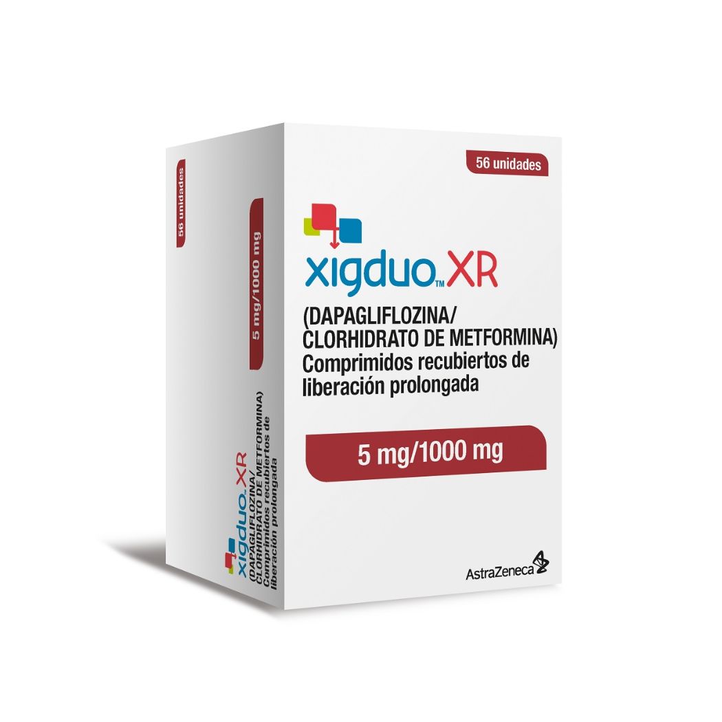 Xigduo XR Dapagliflozina 5mg/1000mg 56 Comprimidos