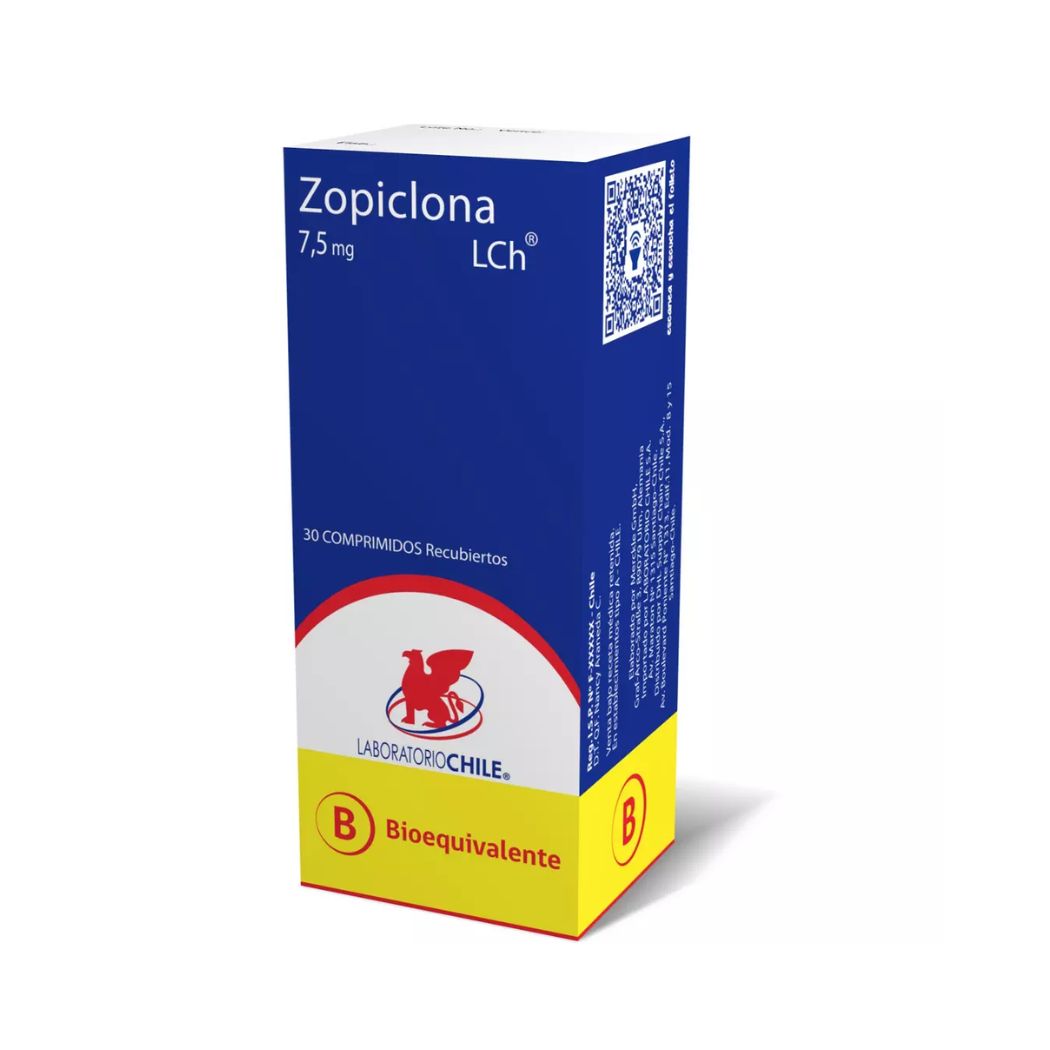 Zopiclona (B) 7,5 mg 30 Comprimidos