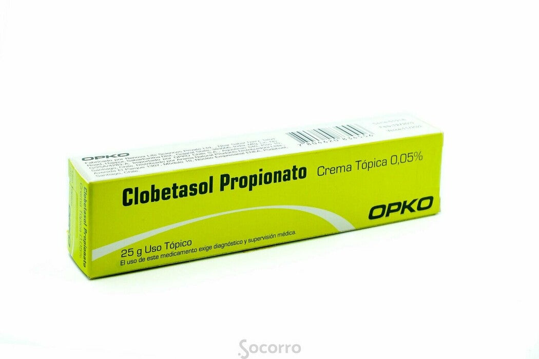 Clobetasol 0,05% Crema Tópica 25 g Laboratorio Opko