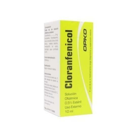 Cloranfenicol 0.5% Solución Oftálmica 10 ml Laboratorio Opko