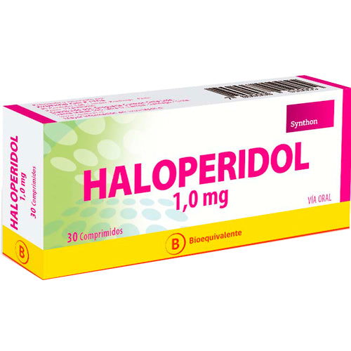 Haloperidol (B) 1 mg 20 Comprimidos Laboratorio Synthon