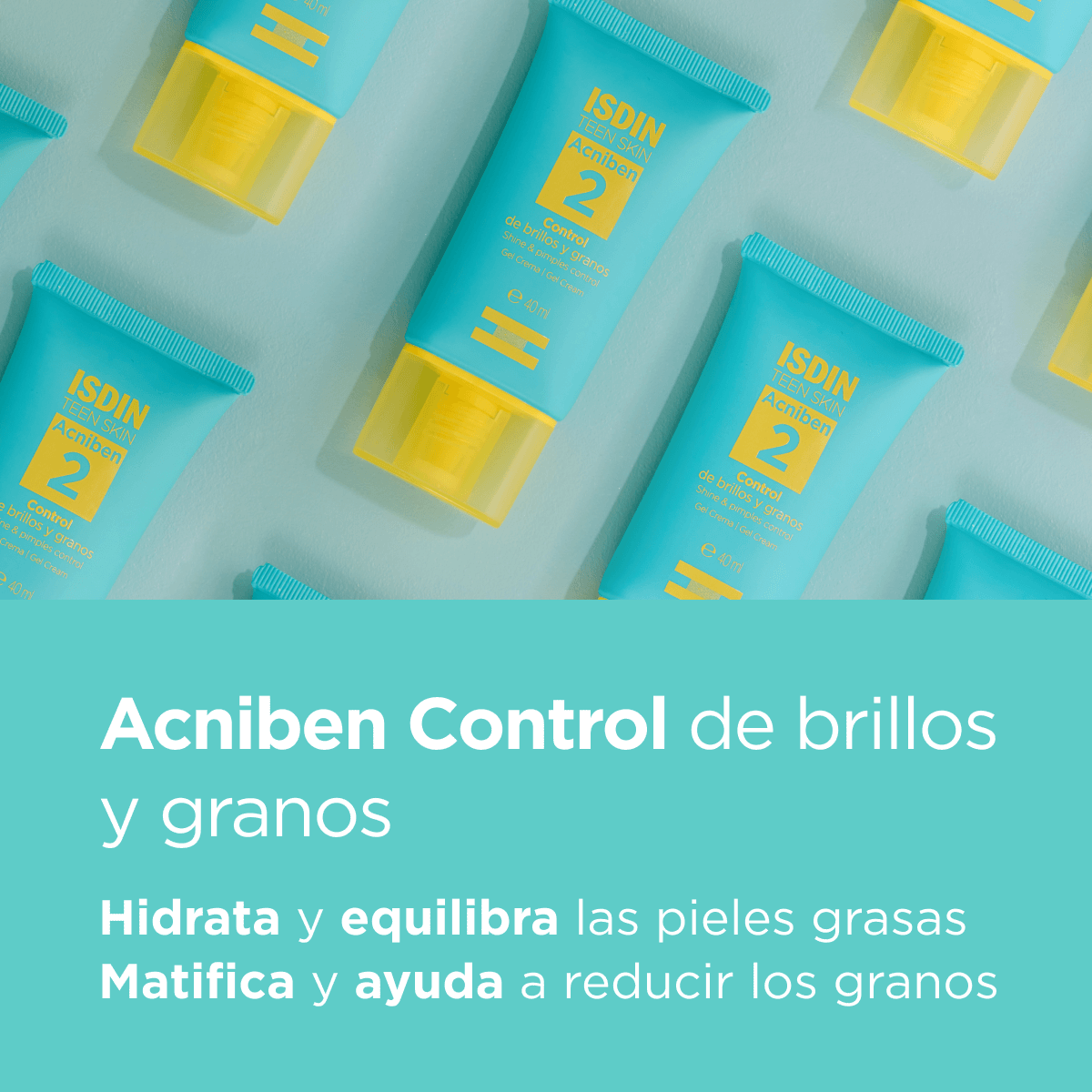 Isdin Teen Skin Acniben Control de Granos Gel Crema 40 ml