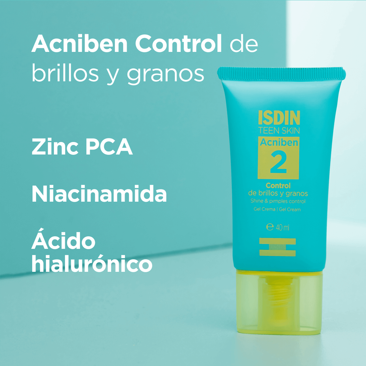 Isdin Teen Skin Acniben Control de Granos Gel Crema 40 ml