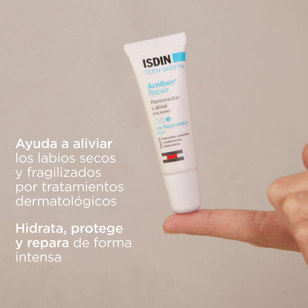 Isdin Teen Skin Acniben Repair Renovador Labial 10 ml