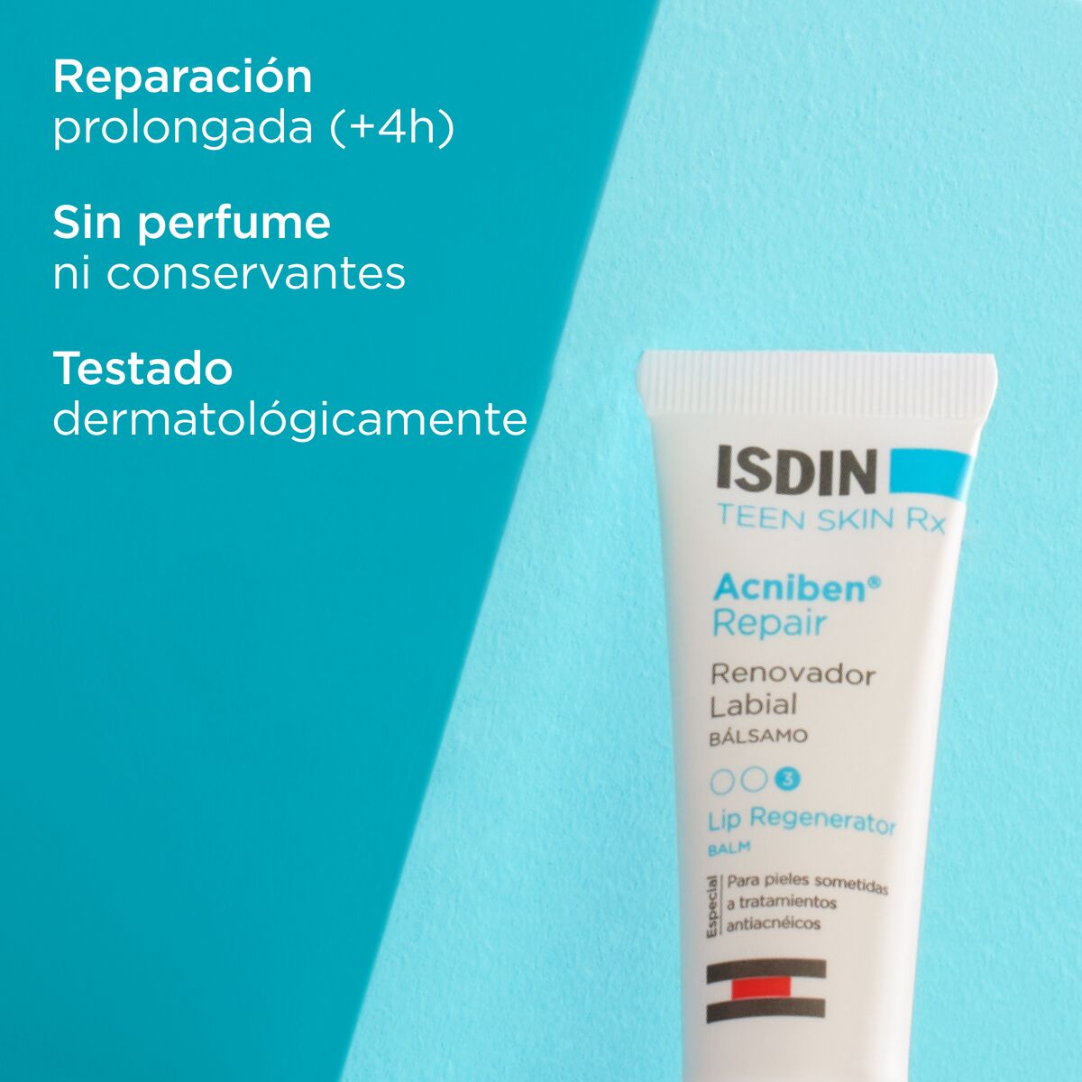 Isdin Teen Skin Acniben Repair Renovador Labial 10 ml