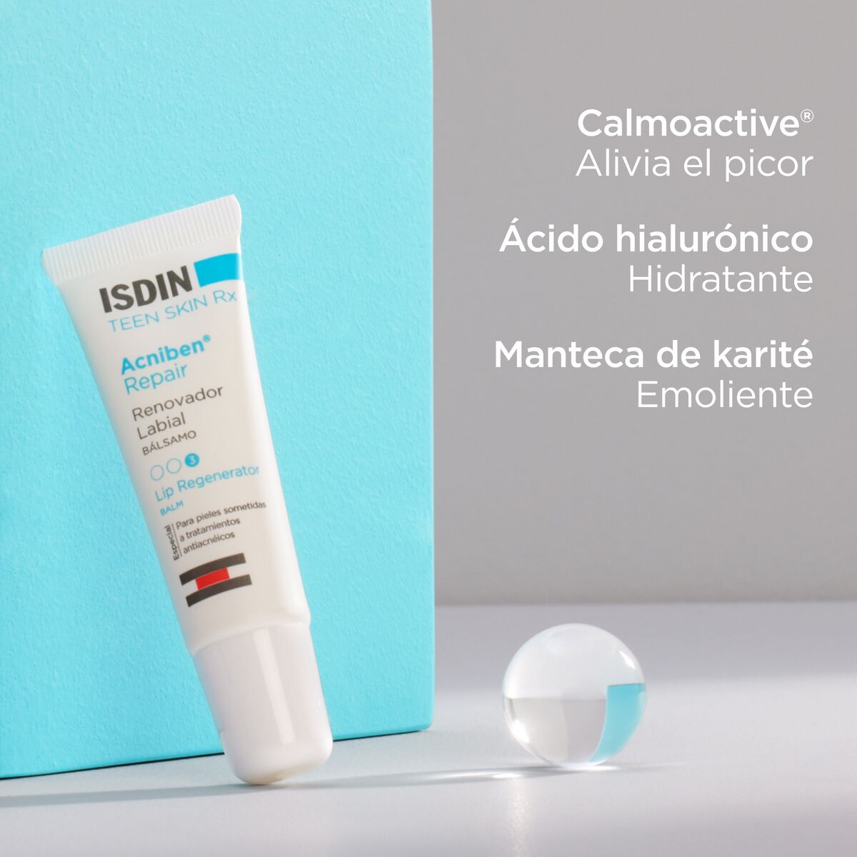 Isdin Teen Skin Acniben Repair Renovador Labial 10 ml