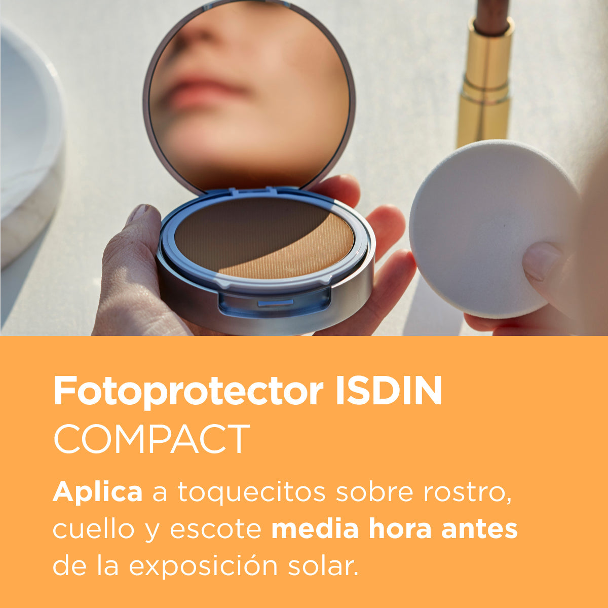 Isdin Fotoprotector Compact FPS+50 Bronce 10 g