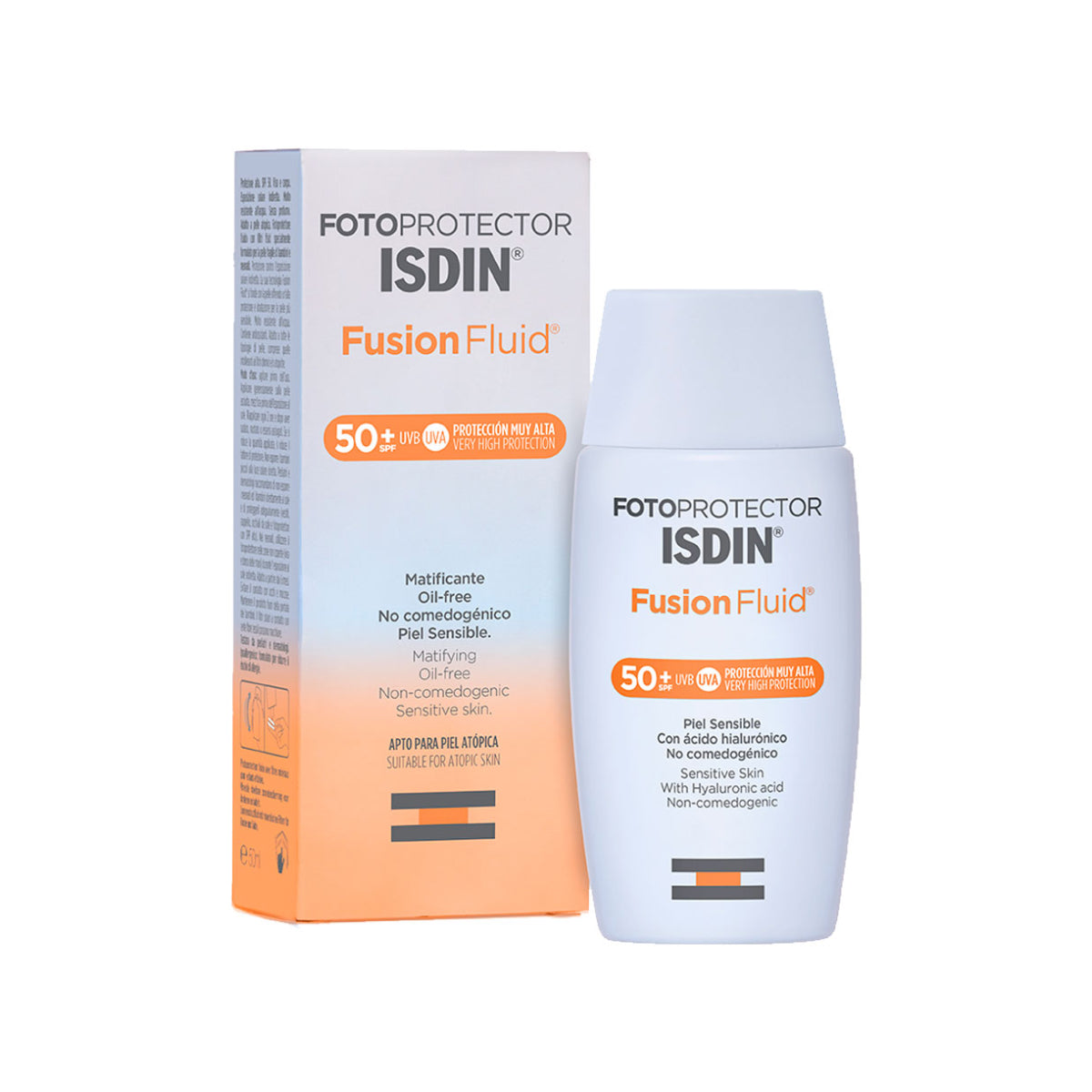 Isdin Fotoprotector Fusion Fluid SPF+50 Piel Sensible Oil Free 50 ml