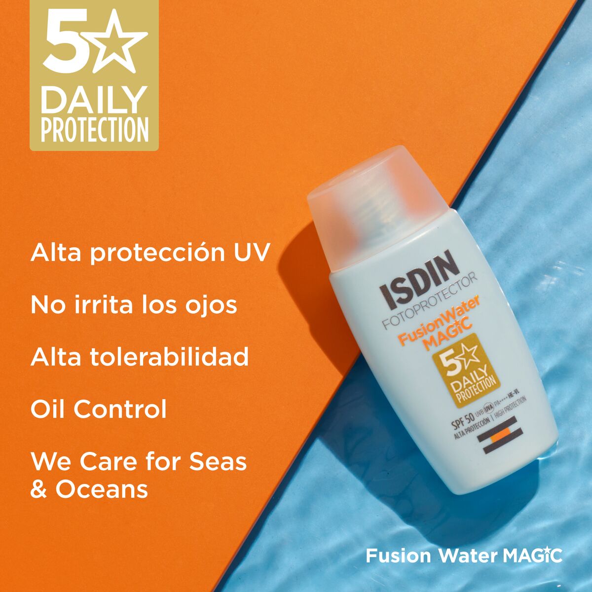 Isdin Fotoprotector Fusion Water PFS+50 Magic 50 ml