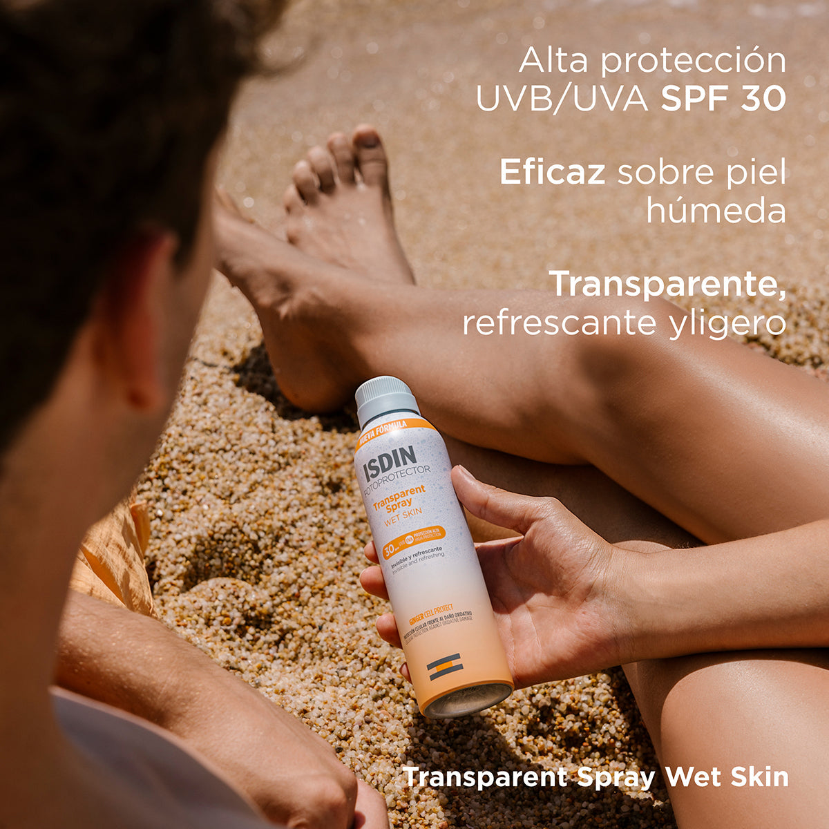 Isdin Fotoprotector Transparent Spray SPF+50 Wet Skin 250 ml