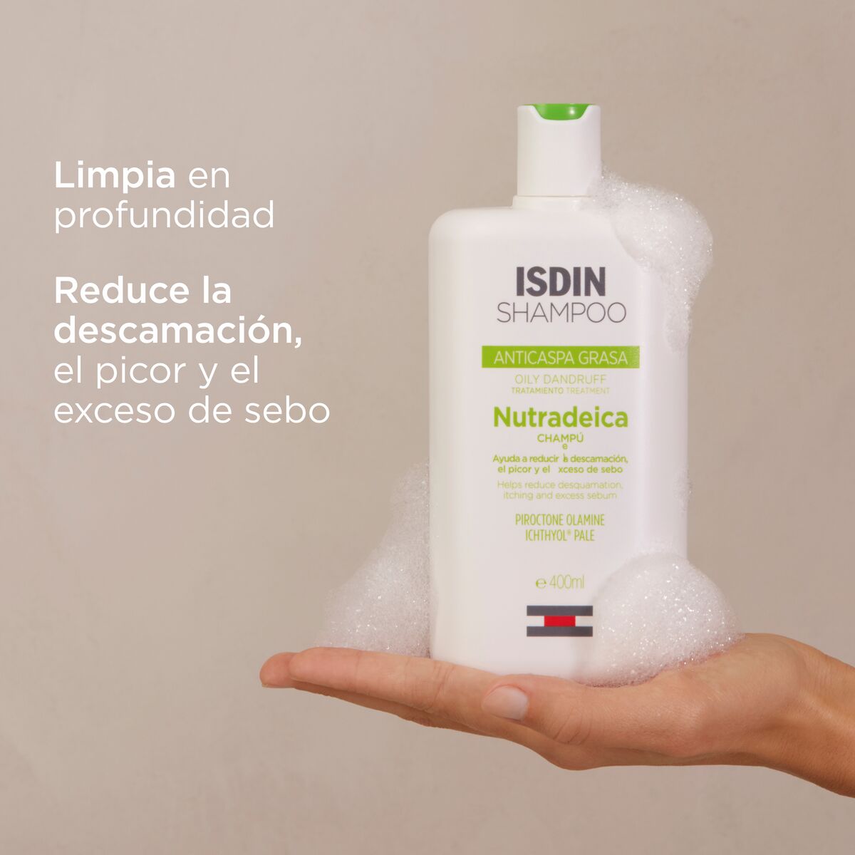 Isdin Nutradeica Shampoo Anticaspa Grasa 200 ml