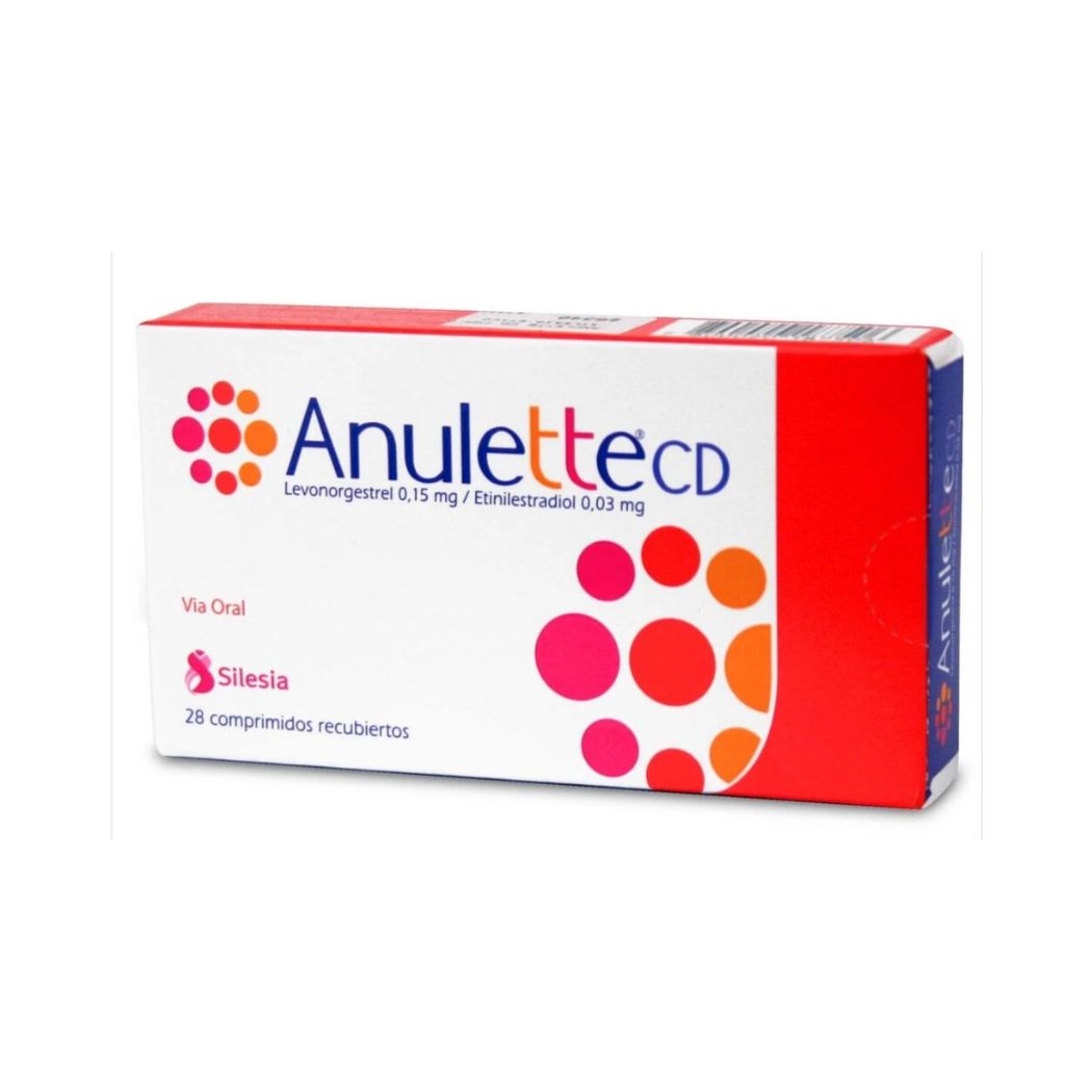 Anulette CD Levonorgestrel/Etinilestradiol  0,15mg/0,03mg 28 Comprimidos