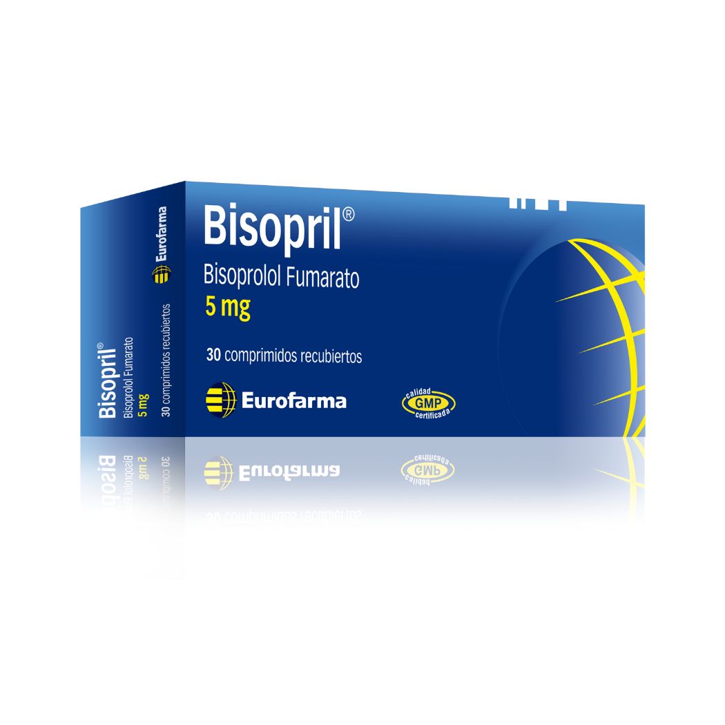 Bisopril (B) Bisoprolol Fumarato 5 mg 30 Comprimidos Recubiertos