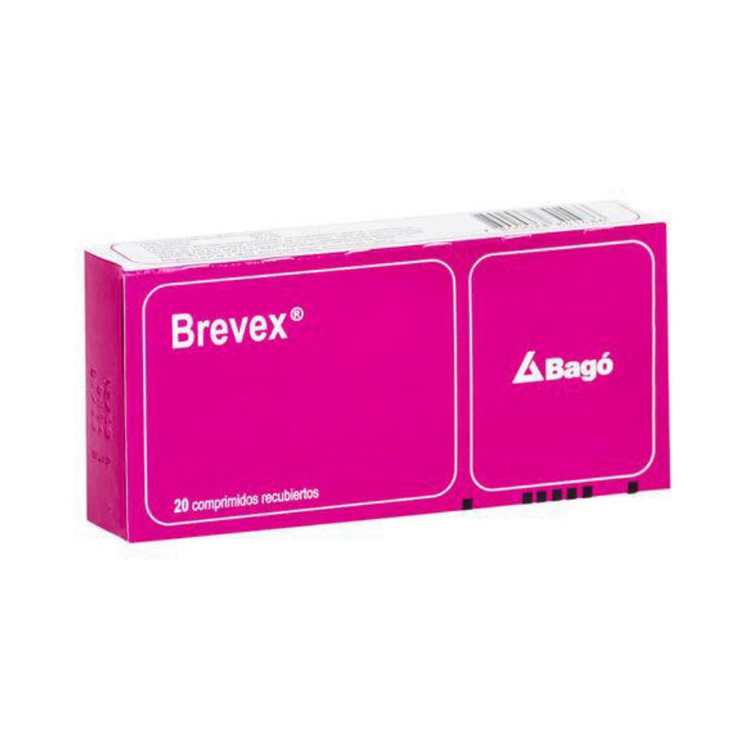 Brevex Paracetamol/Clormexazona 300mg/250mg 20 Comprimidos Recubiertos