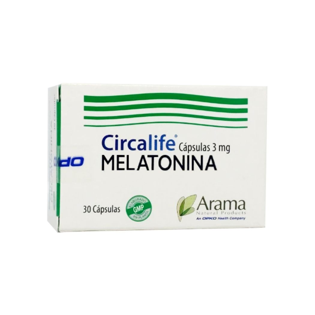 Circalife Melatonina 3 mg 30 Capsulas Blandas