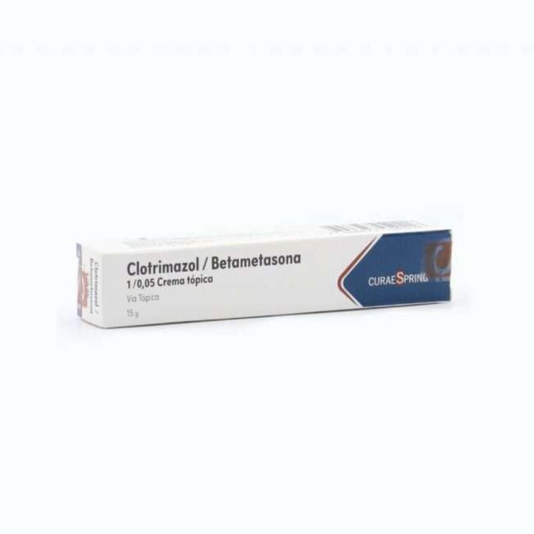 Clotrimazol/Betametasona 0,1g/0,05g Crema Dérmica 15 g Laboratorio CuraeSpring