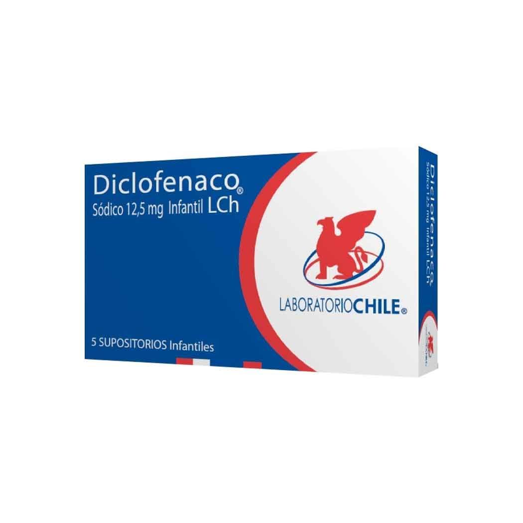 Diclofenaco Diclofenaco Sódico 12,5 mg 5 Supositorios Laboratorio Chile