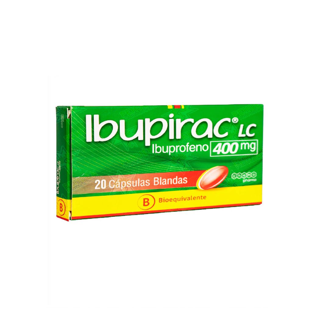 Ibupirac LC (B) Ibuprofeno 400 mg 10 Capsulas Blandas