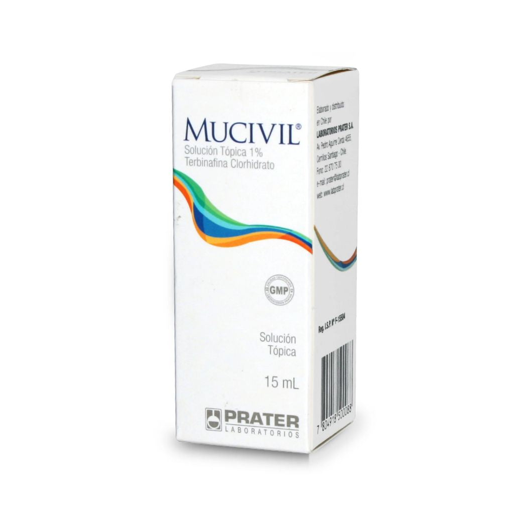 Mucivil Terbinafina 1% Solucion Topica 15 ml