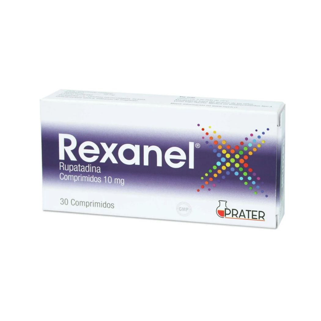 Rexanel Rupatadina 10 mg 30 Comprimidos