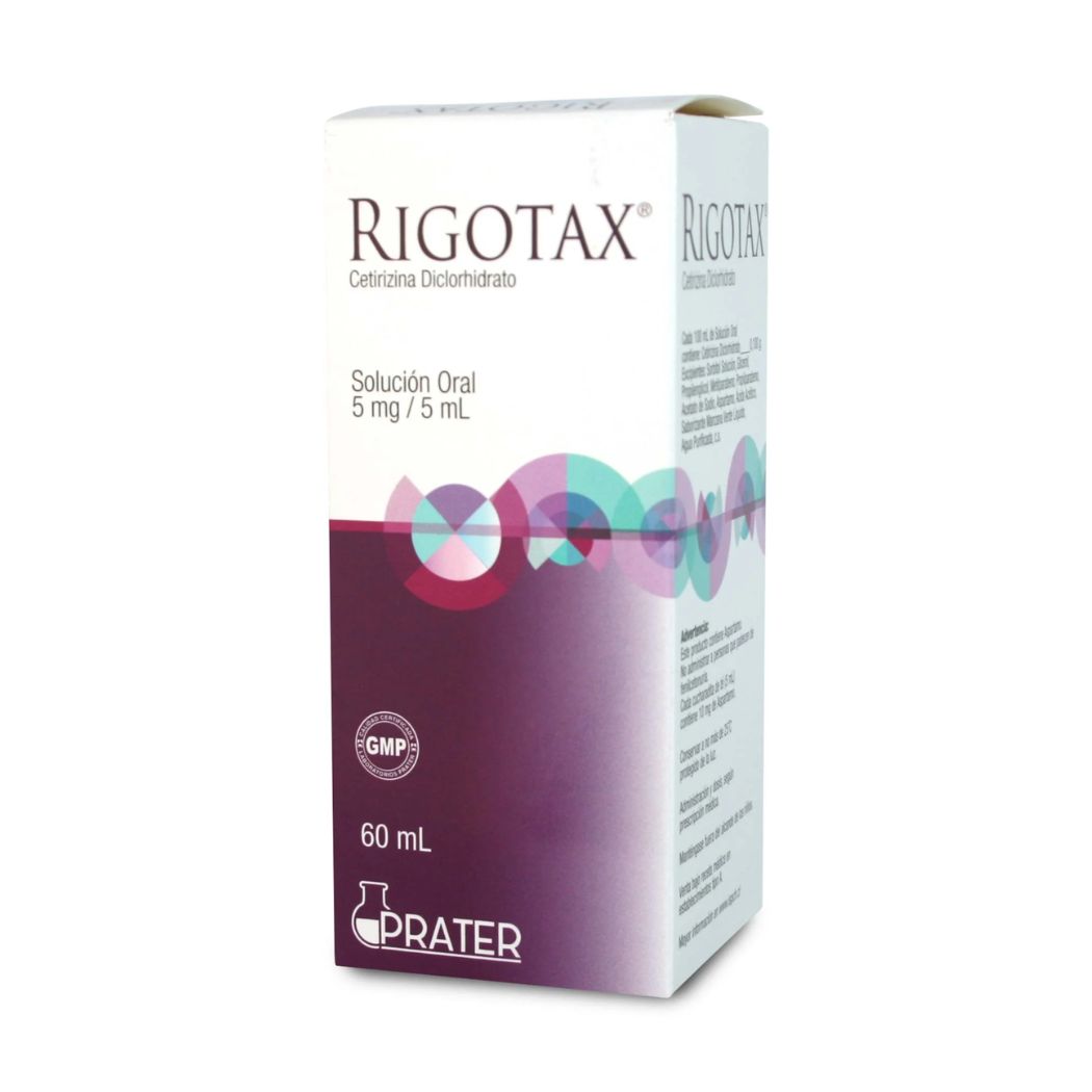 Rigotax Cetirizina 5mg/5ml Jarabe 60 ml