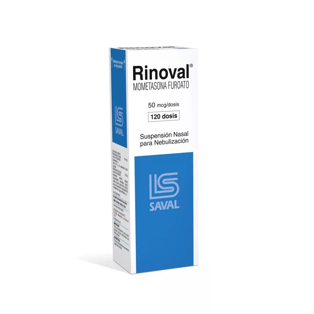 Rinoval Mometasona 50 mcg Suspensión Nasal 120 Dosis