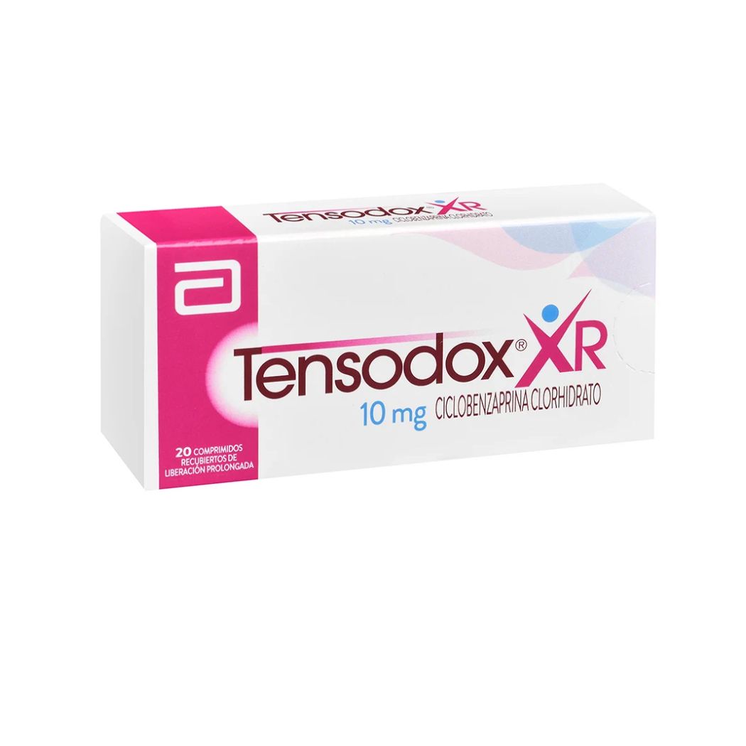 Tensodox XR Ciclobenzaprina 10 mg 20 Comprimidos