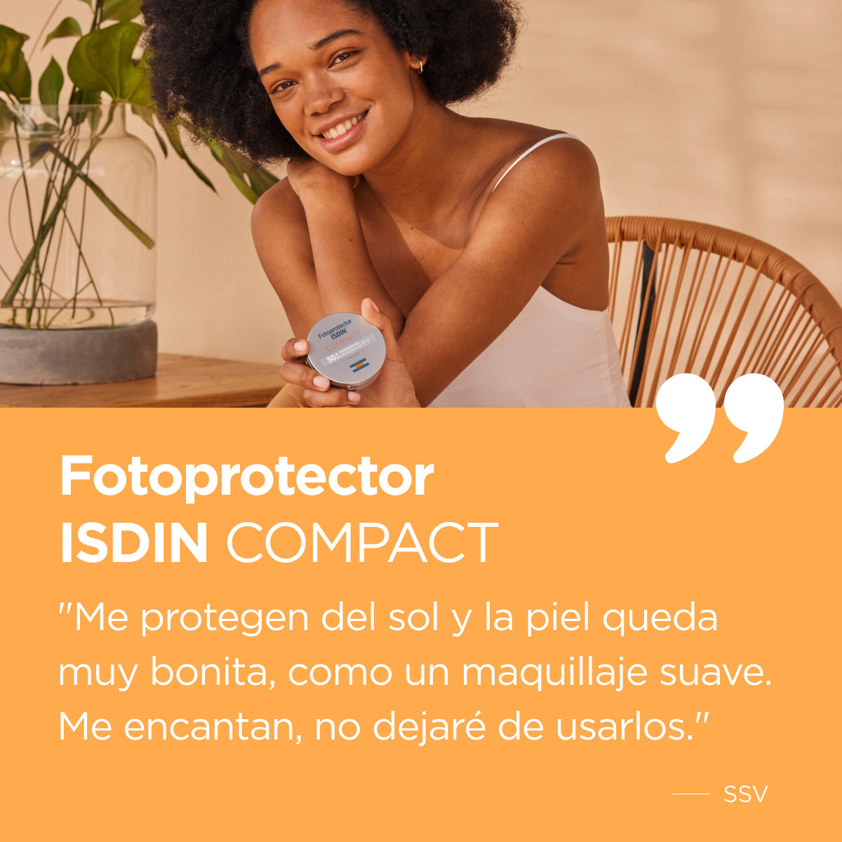 Isdin Fotoprotector Compact FPS+50 Bronce 10 g