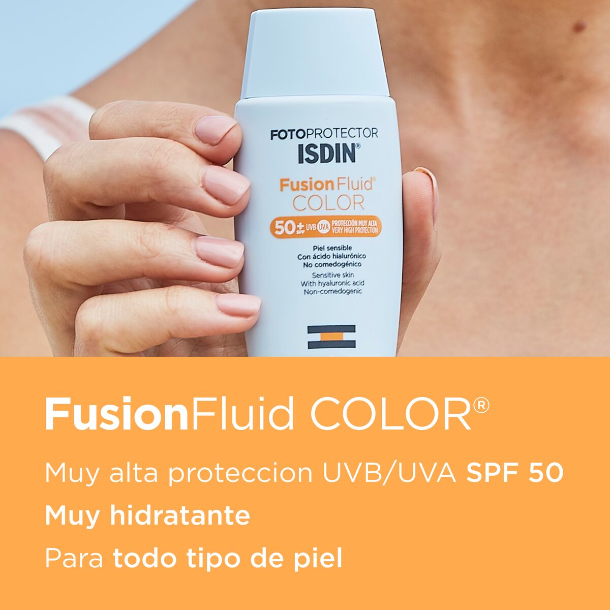 Isdin Fotoprotector Fusion Fluid FPS+50 Color 50 ml