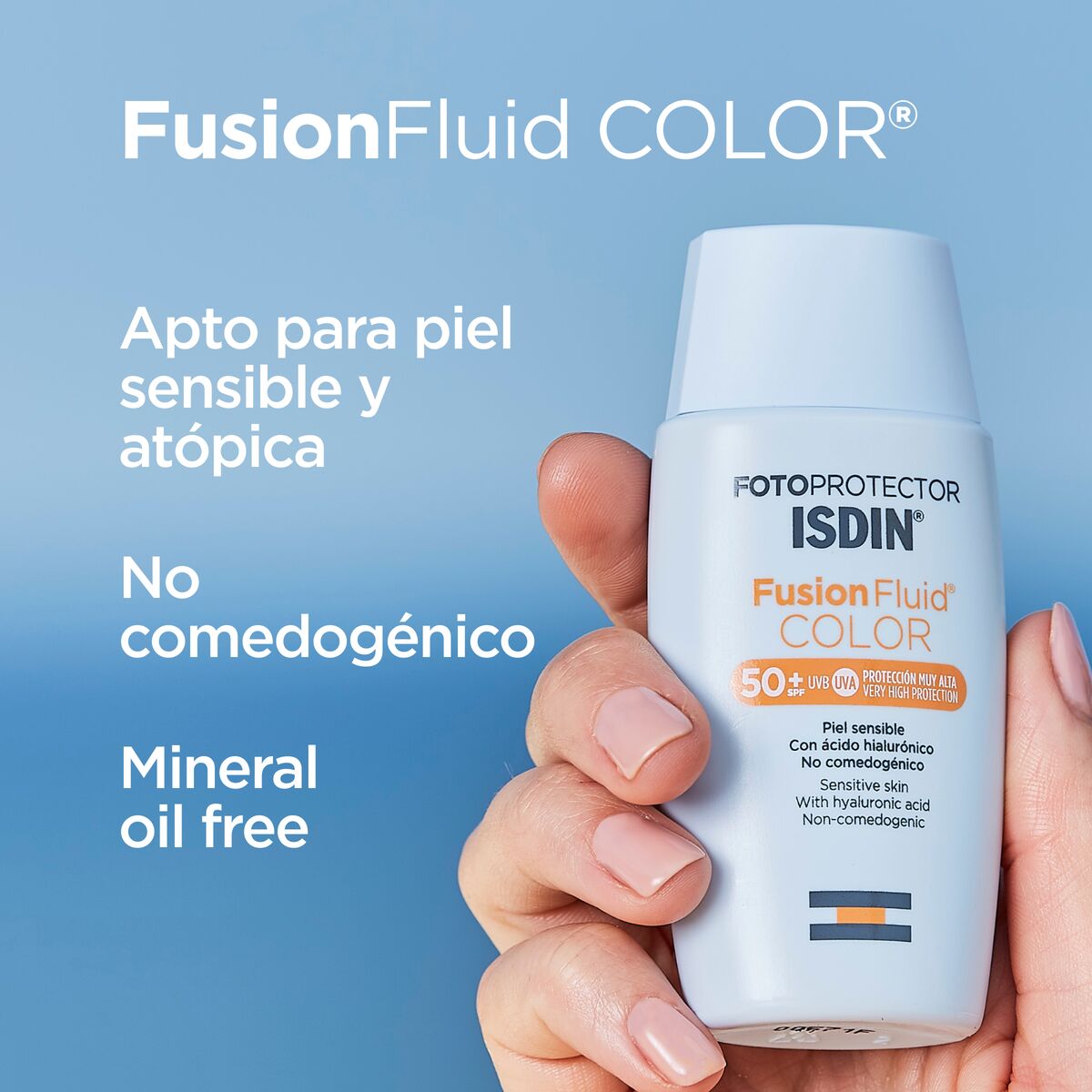 Isdin Fotoprotector Fusion Fluid FPS+50 Color 50 ml